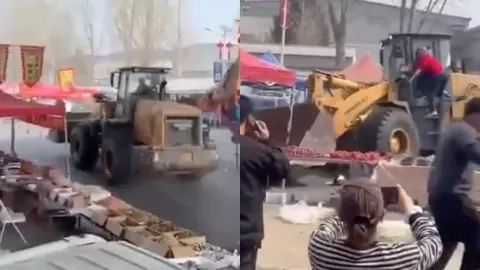 北京房山铲车撞人事件